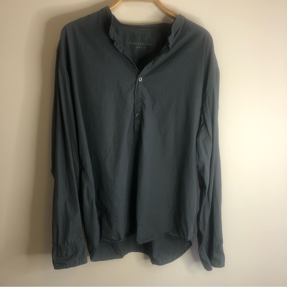 Zadig & Voltaire grey cotton shirt - Picture 12 of 12